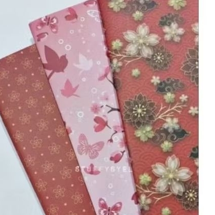 

kertas kado doff bunga sancia sakura tema imlex uk 50 x63 cm
