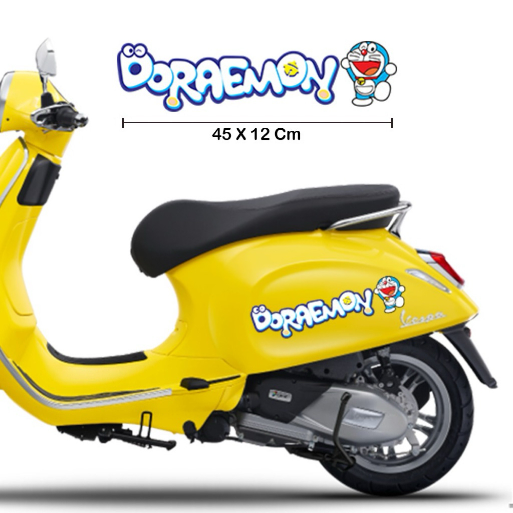 stiker doraemon stiker motor stiker mobil