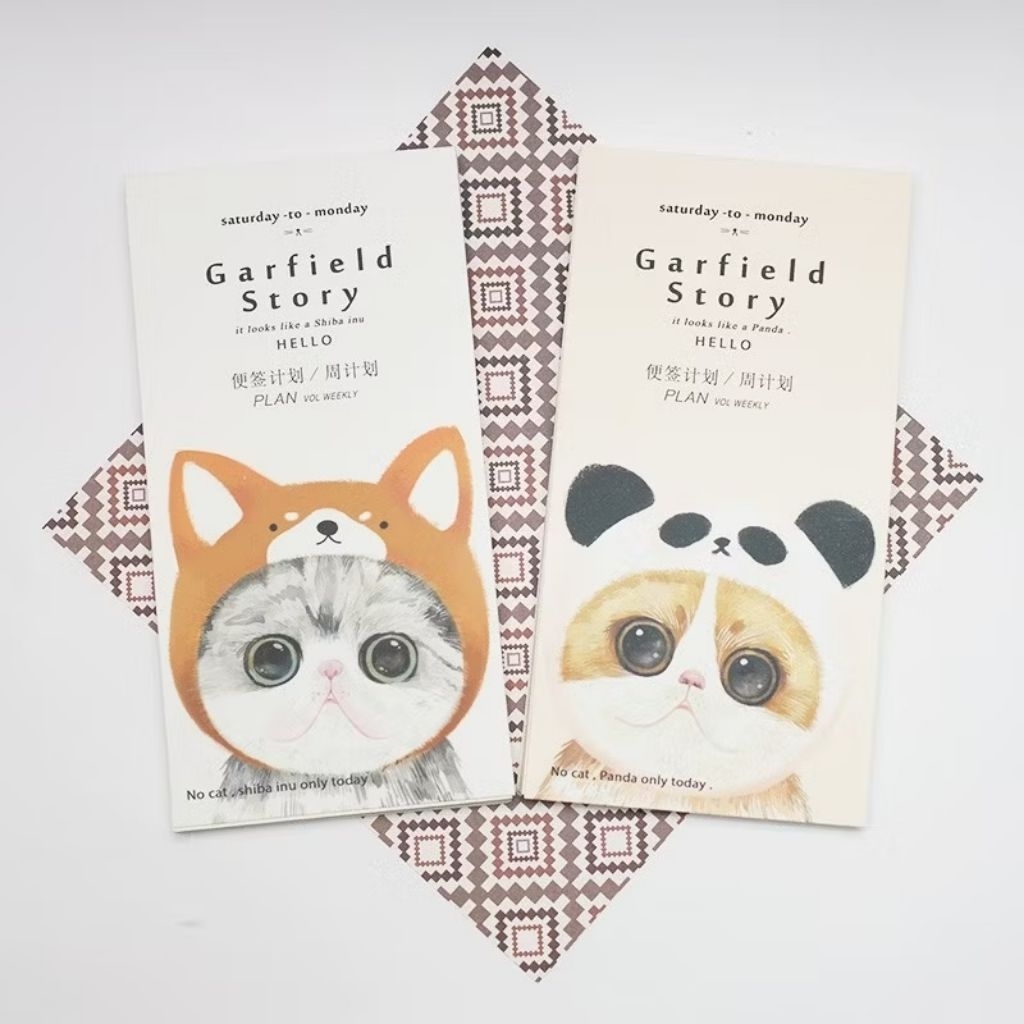 

GARFIELD STORY WEEKLY PLAN NOTEPAD
