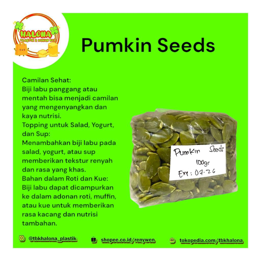 

Pumpkin Seed / Biji Labu Repack