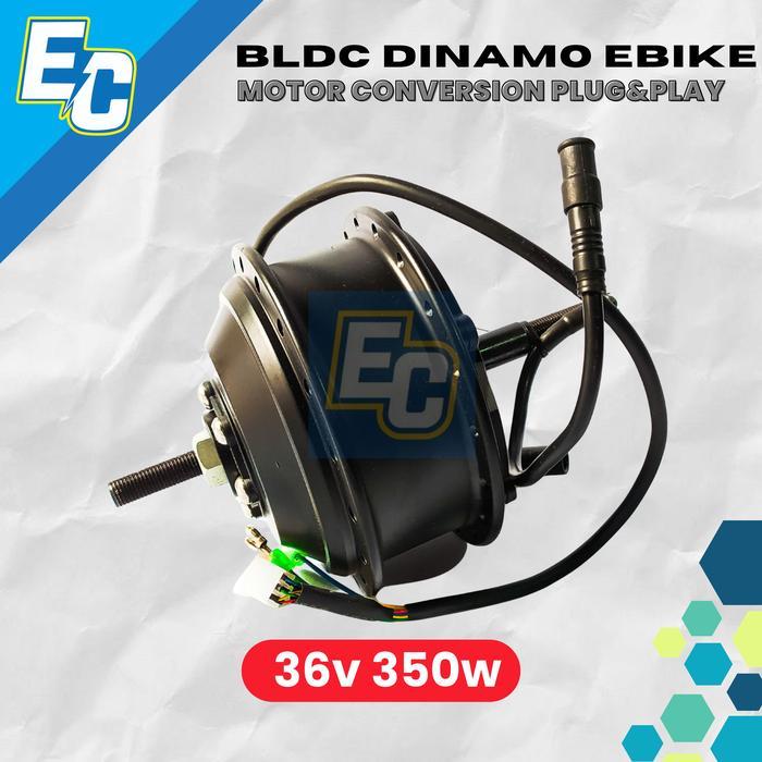 BLDC DINAMO Ebike kit 36v 350w motor conversion Plug&Play Sepeda Listrik
