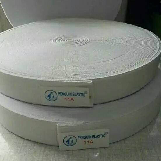 

Karet Penguin 4cm warna putih panjang +/-28 yard