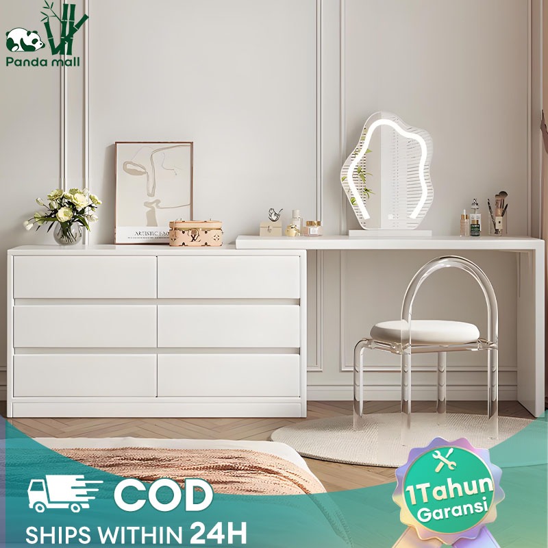 Meja Rias Minimalis Meja Kantor Meja Kamar Tidur Lemari Rias Locker Kayu Meja Rias Aesthetic