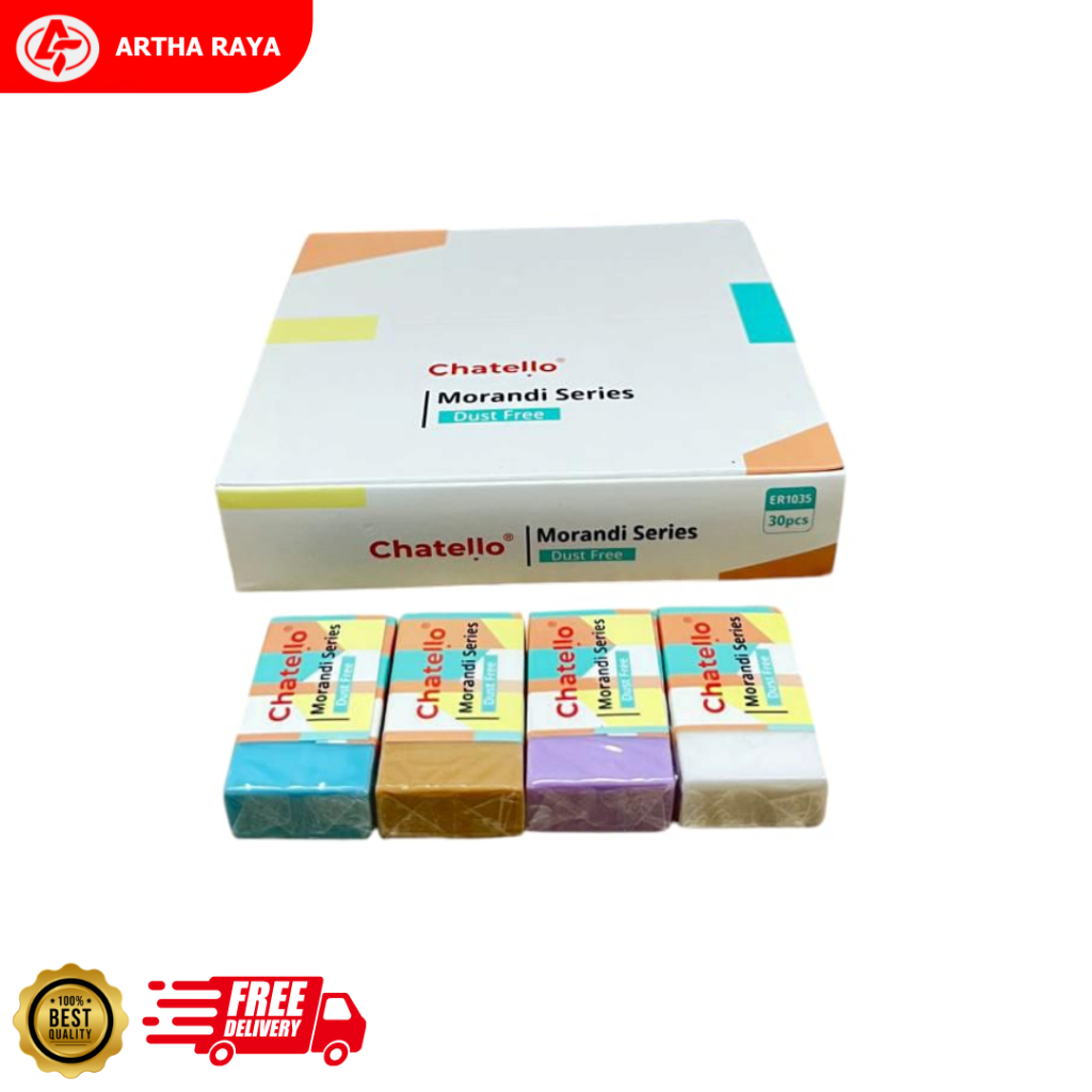 

Penghapus Chatello Morandi Series ER-1035 / ER-1037 Satuan [1 PCS]