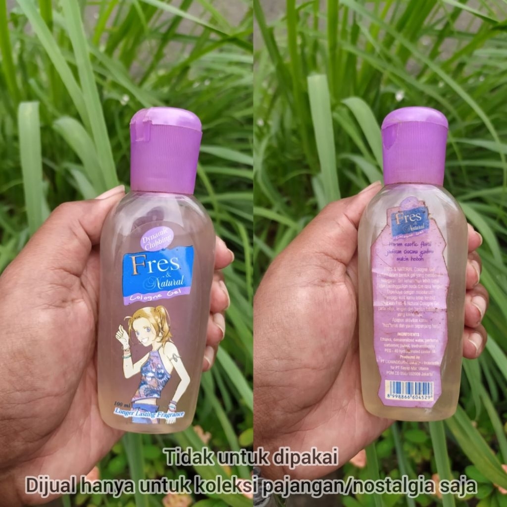 [ KOLEKSI PRODUK JADUL ] FRES & NATURAL COLOGNE GEL TAHUN 2003 HANYA UNTUK PAJANGAN SAJA