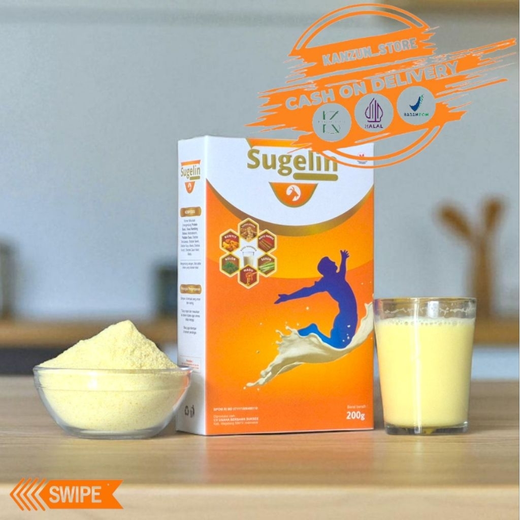 

SUGELIN | Susu Pegel Linu | Susu Kambing Bubuk 200 gram - Membantu Mengatasi Nyeri Sendi & Pegal Linu