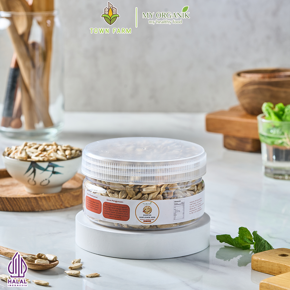 

My Organik Organic Sunflower Seed ROASTED / Biji Bunga Matahari Panggang Siap Makan
