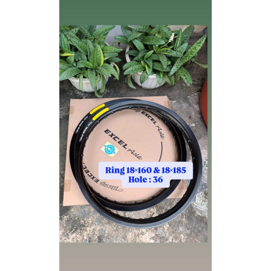 Velk exel asia takasago (TEA) Ring 18 cocok buat Rk king warna hitam glossy