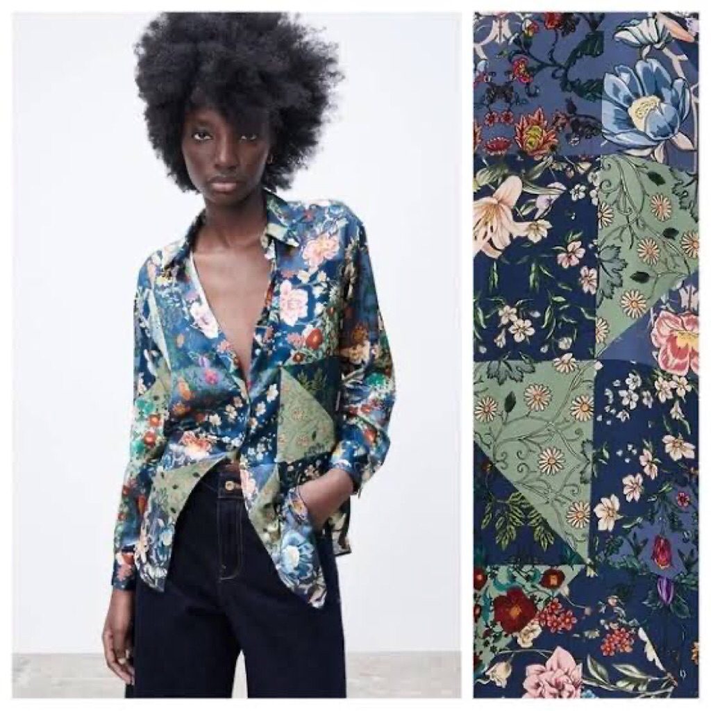 Zara Patchwork Shirt
