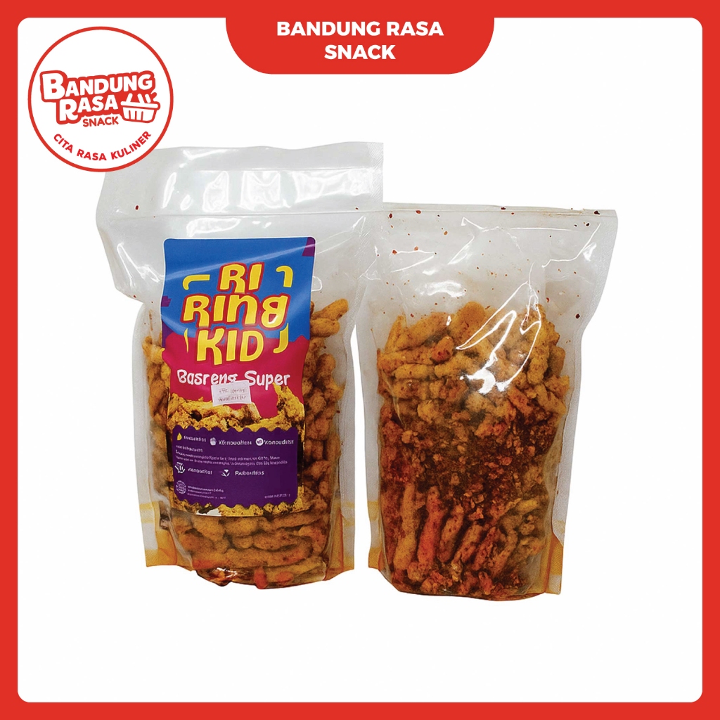 

KERIPIK BASRENG RIRINGKID PEDAS / GURIH
