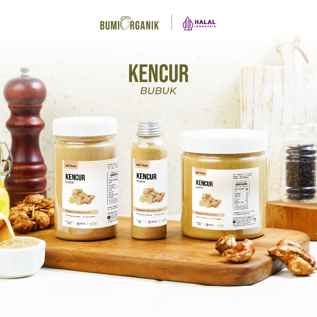 

KENCUR BUBUK BUMBU DAPUR BUMI ORGANIK - 100% KENCUR ORGANIK FRESH 50G / 150G / 250G KENCUR BUBUK PRAKTIS / MURNI KENCUR / KENCUR BUBUK DESAKU/ NUTRIFARM / NATURLIFE