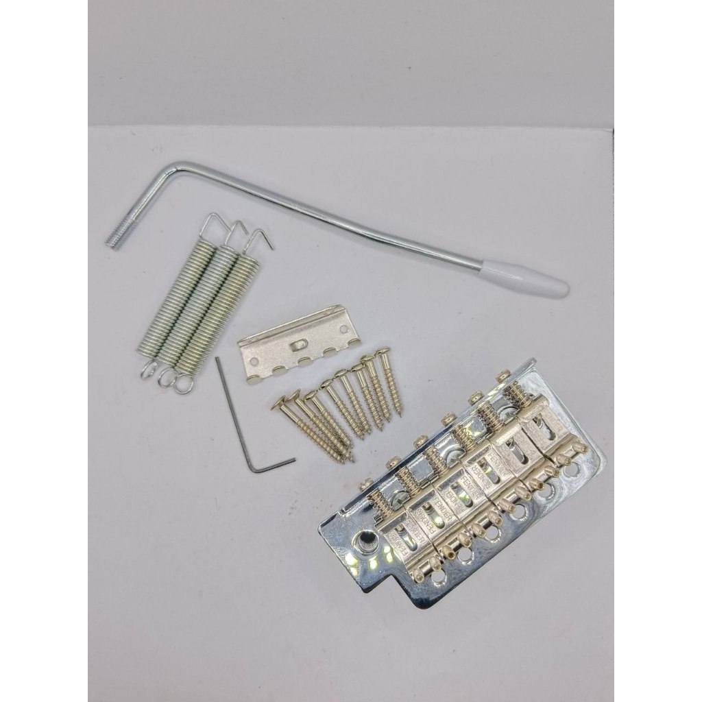 Bridge Tremolo Gitar Elektrik Stratocaster FENDER Semi Updown Chrome