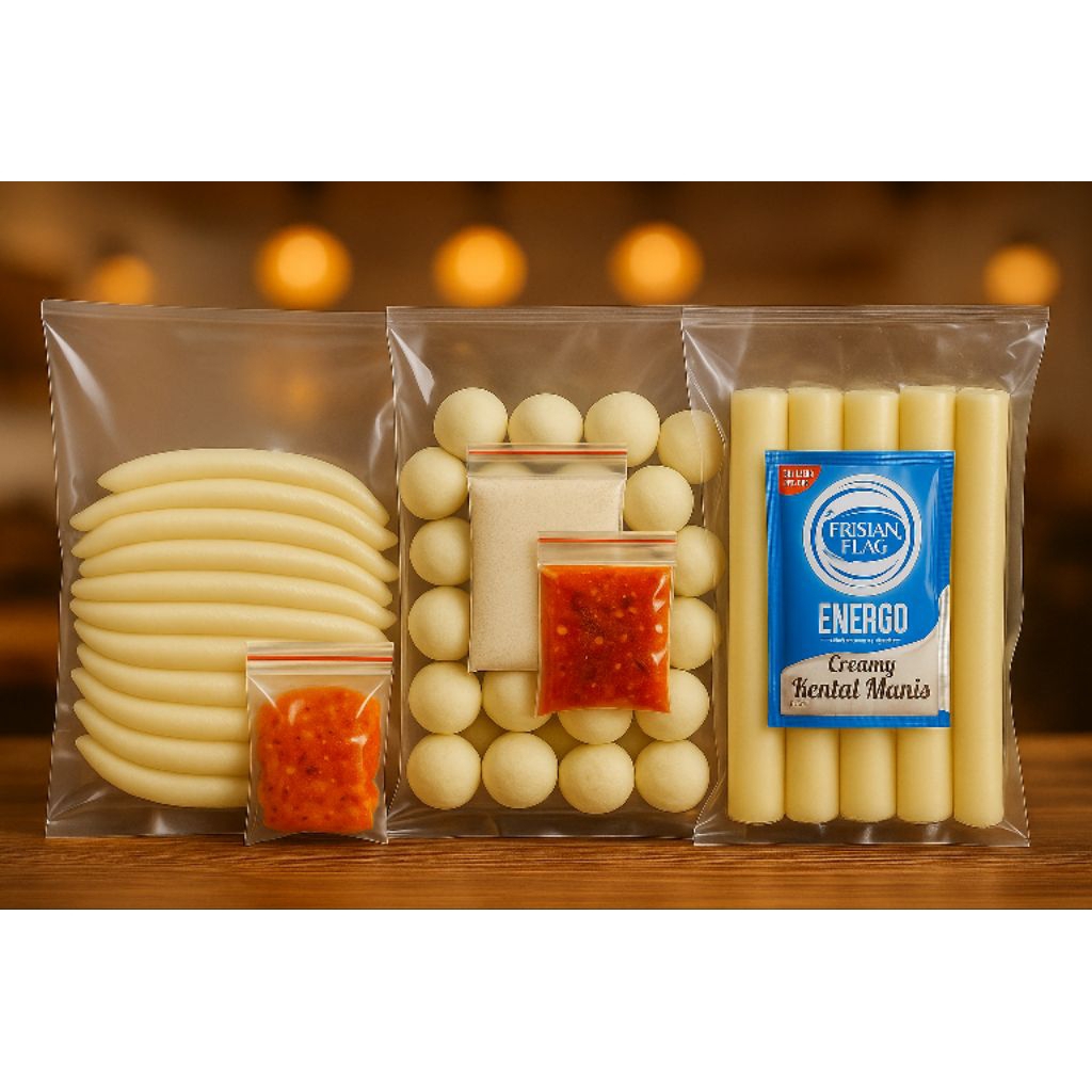 Cemilan Frozen Viral Tahu Bulat sotong chesee roll