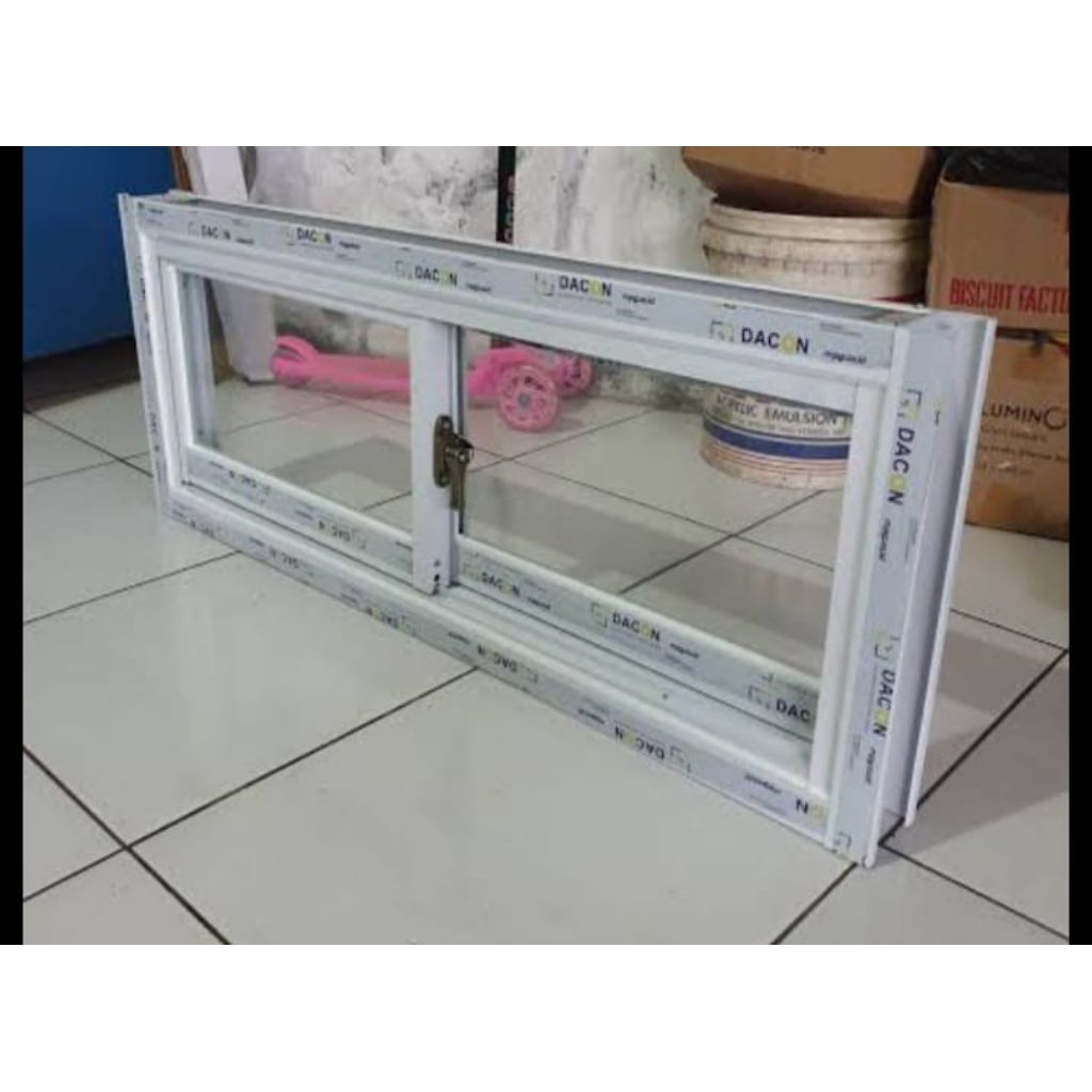 jendela sliding ekonomi 60x100 ukuran bisa custom