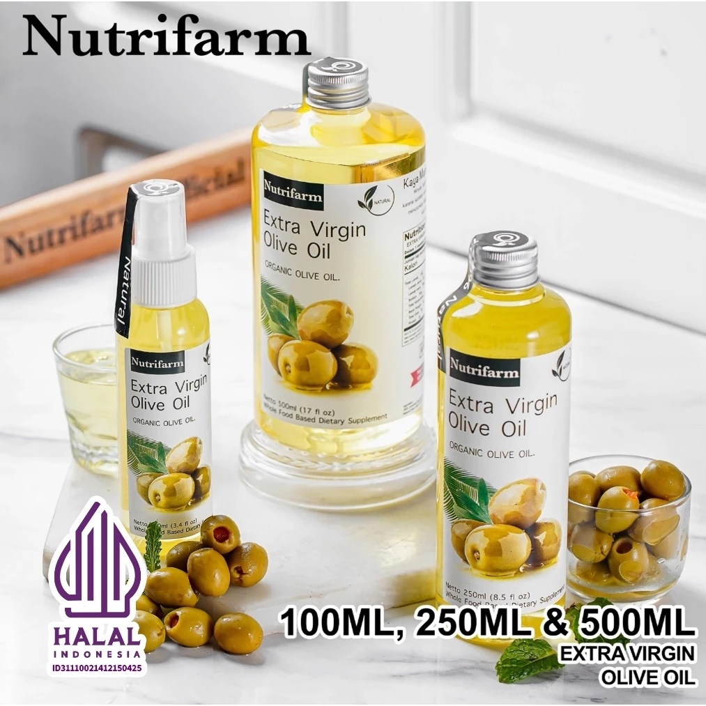 

NUTRIFARM Extra Virgin Olive Oil 100ml 250ml 500ml