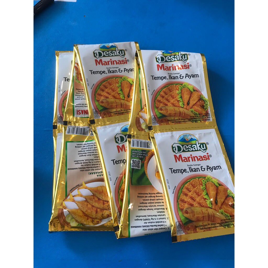 

DESAKU MARINASI SERBAGUNA RENTENG ISI 12 //BUMBU INSTAN