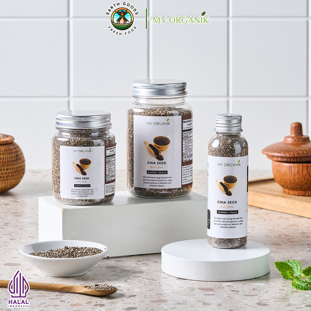 

My Organik Chia Seed Organic Chia Seed Grade A Premium Quality Original 100% Murni non GMO Asli