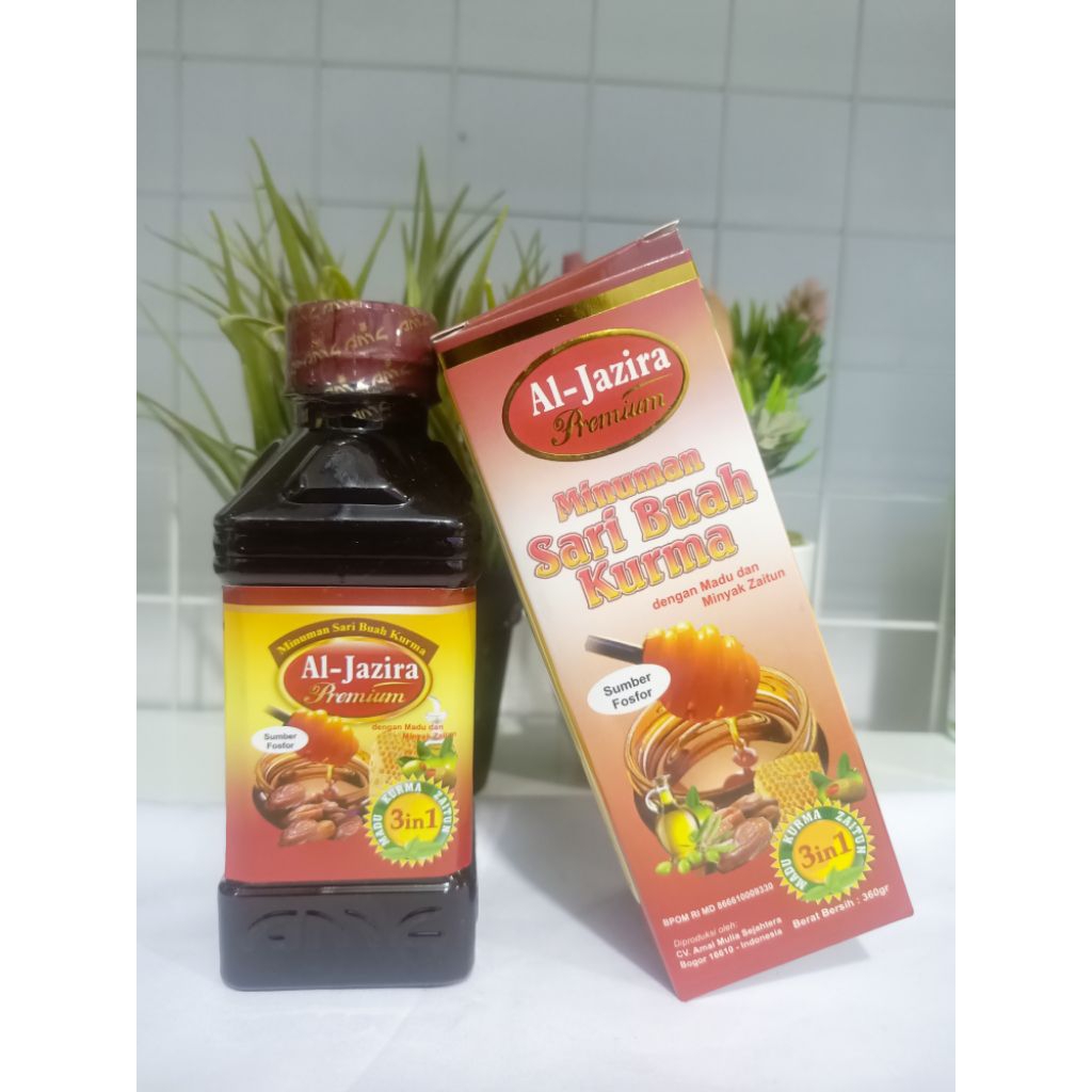 

Sari Kurma Al Jazira Premium 3IN1 360 Gram