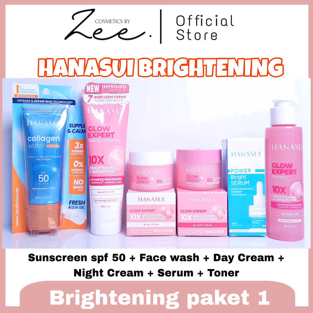 Hanasui Skincare Paket Lengkap