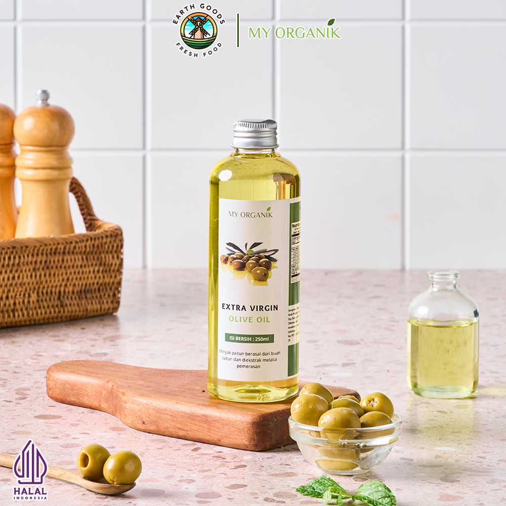 

My Organik Extra Virgin Olive Oil Minyak Zaitun Extra Virgin 250ml MINYAK ZAITUN UNTUK DIMINUM
