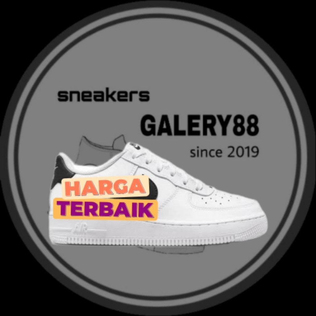 SEPATU SNEAKERS PRIA WANITA AF1 PUTIH HITAM