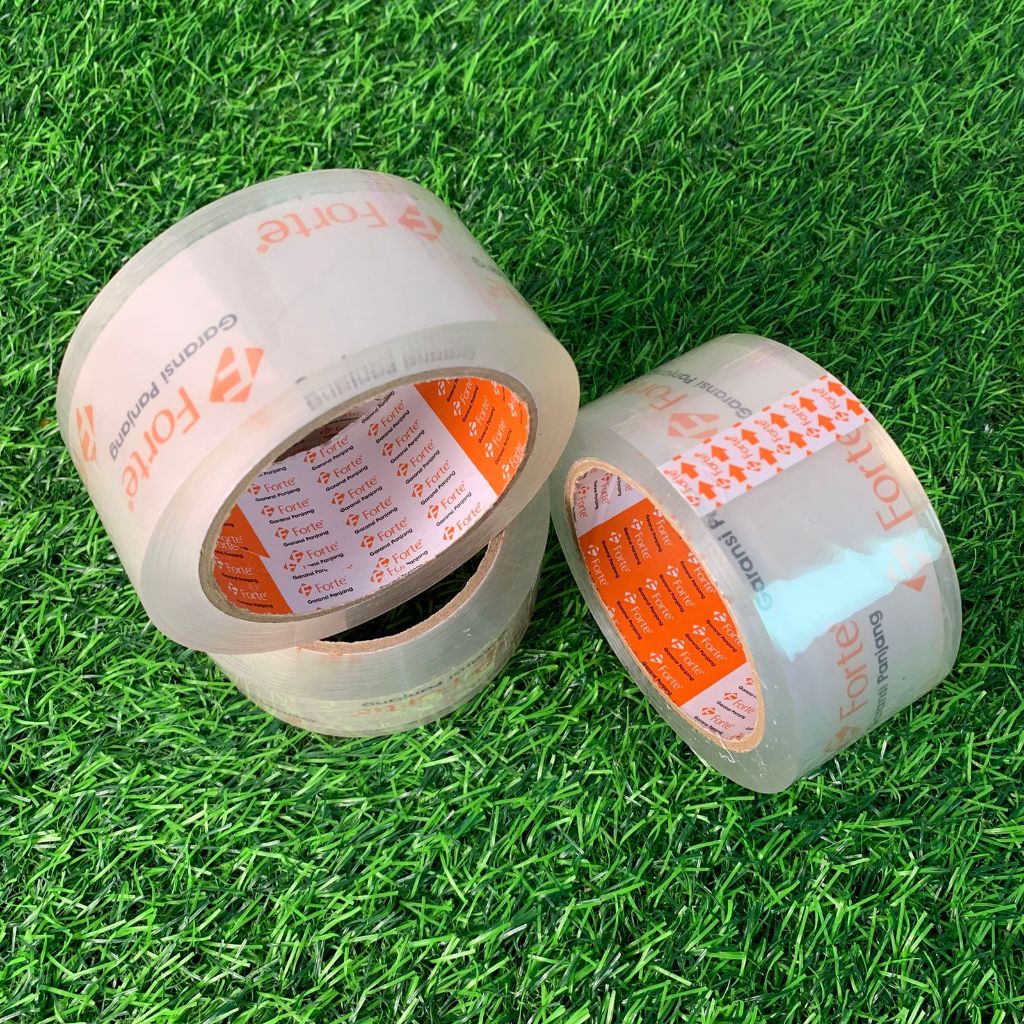 

Lakban Super Clear Merek Forte Lakban Bening Transparan 48mm x 90 yard