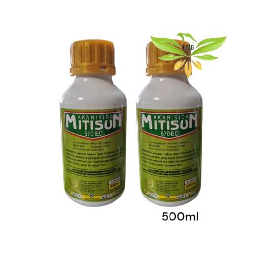 Mitisun 570 EC 500ml Akarisida Propargit 570 g/L Ampuh Basmi Tungau pada Teh