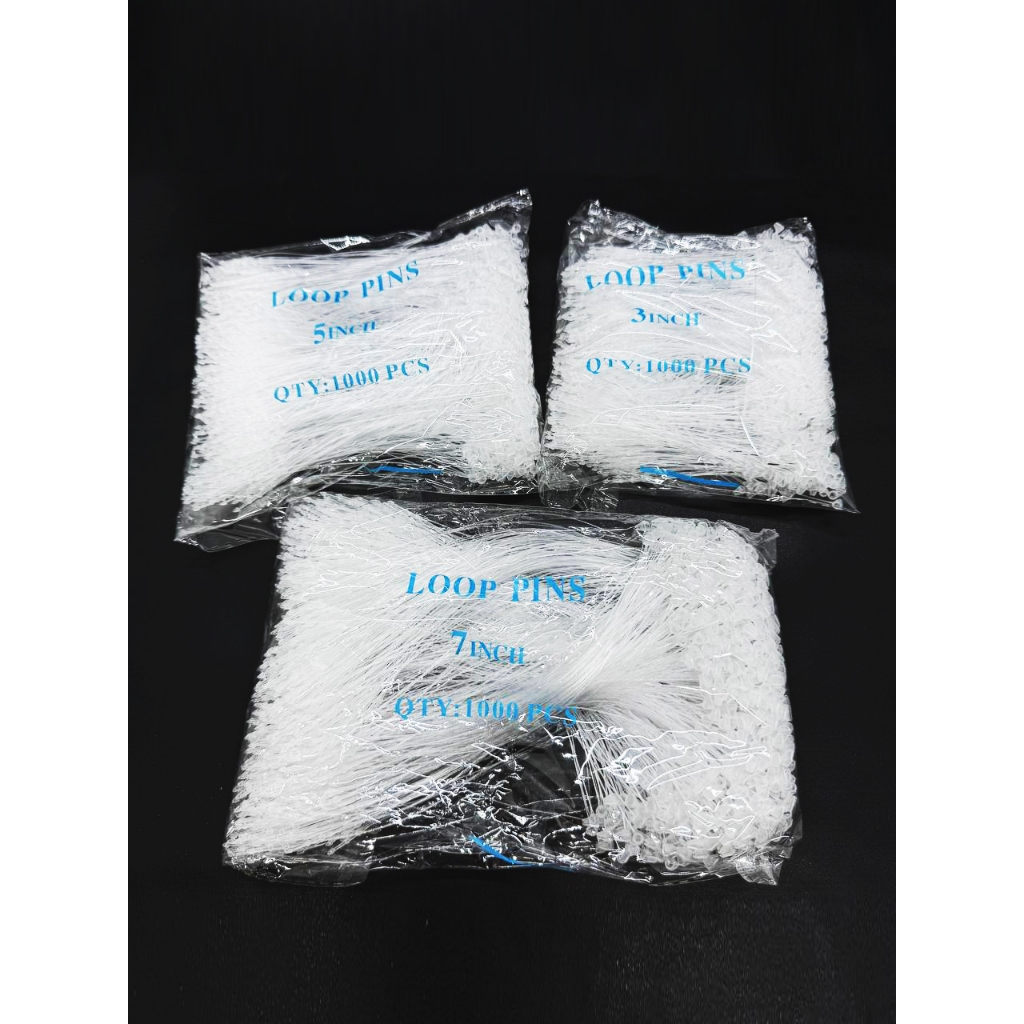 

Loop Pins Hang Tag Lock Pins 1000pcs 3" 5" 7