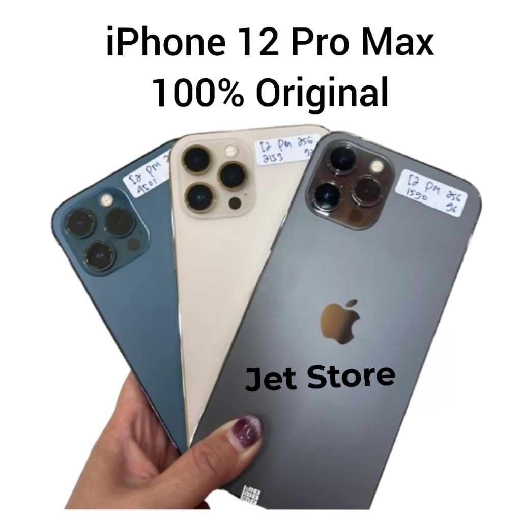 iPhone 12 Pro Max 128GB , 256GB , 512GB Original Second / Seken / Bekas Mulus Inter BC
