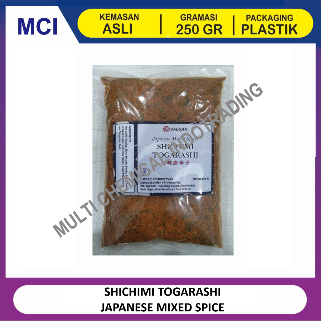 

SHICHIMI TOGARASHI JAPANESE MIXED SPICE / JAPANESE SEVEN SPICE / BUBUK CABAI MERAH KERING
