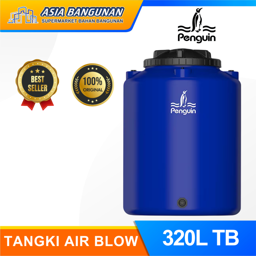 Penguin Water Toren 320Lt TB Biru