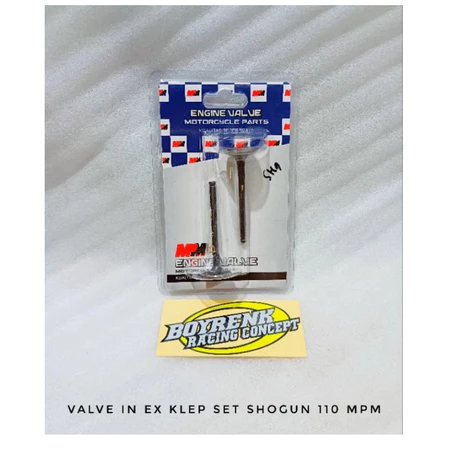 VALVE SET PAYUNG KLEP SET SHOGUN 110 MPM - BOYRENK RACING CONCEPT