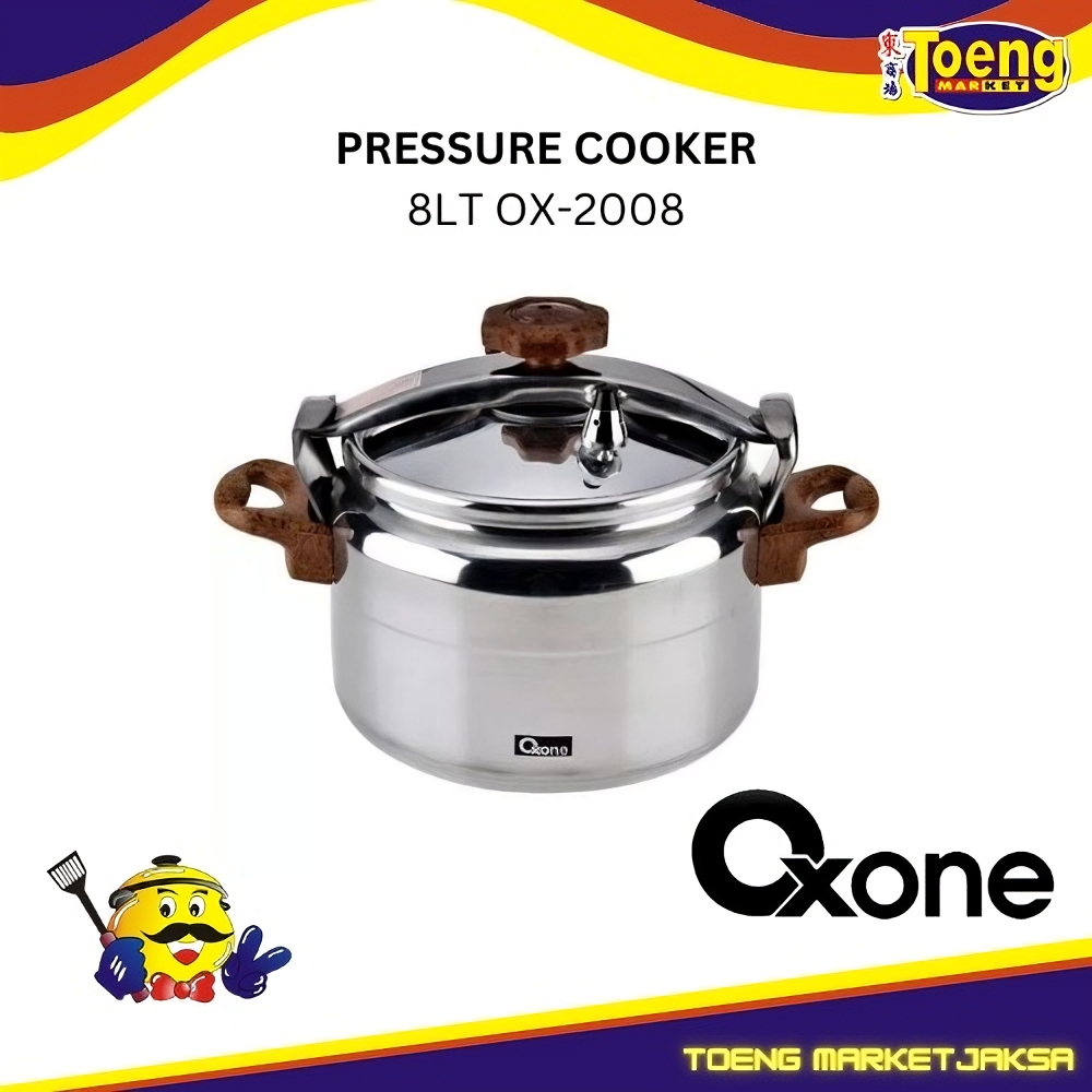 Panci Presto Oxone - Panci Presto Stainless - PRESSURE COOKER 8LT OX-2008 OXONE