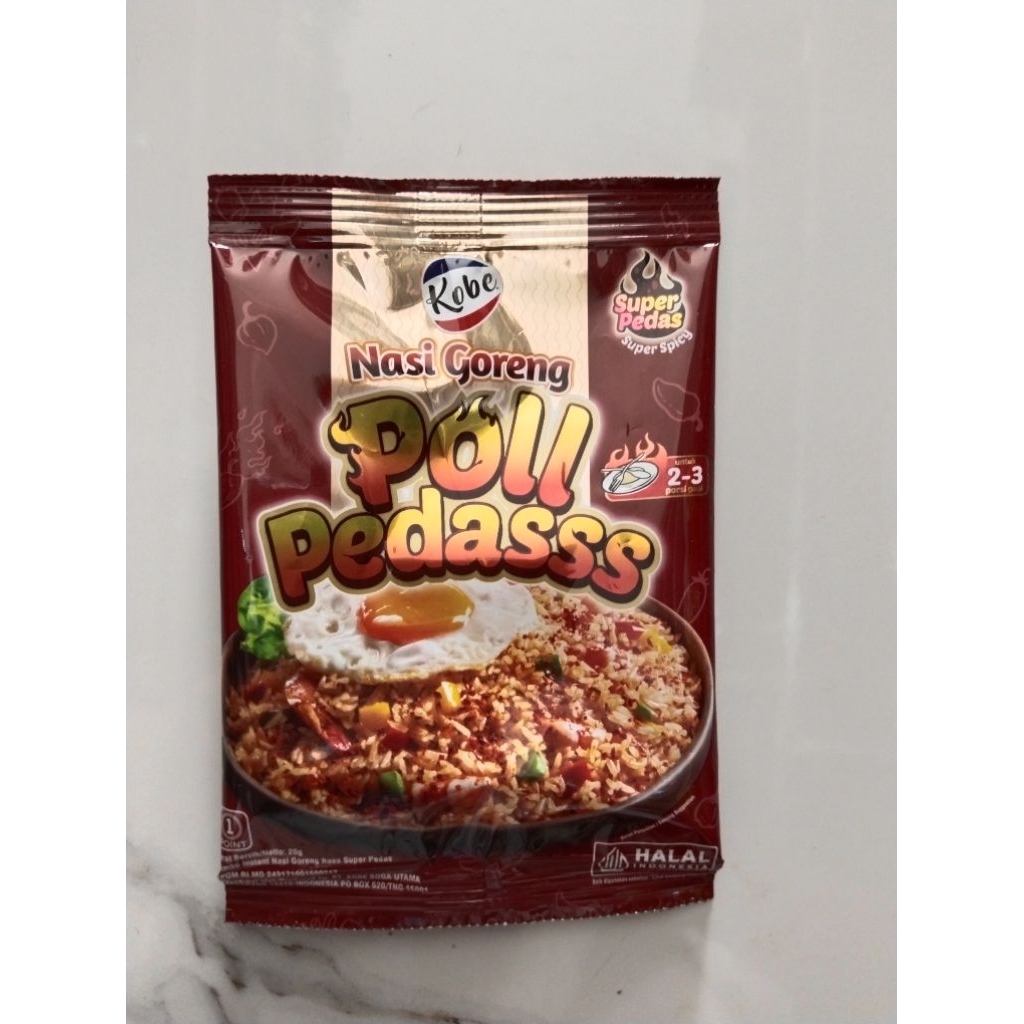

Nasi Goreng Poll Pedasss Kobe 20 Gr