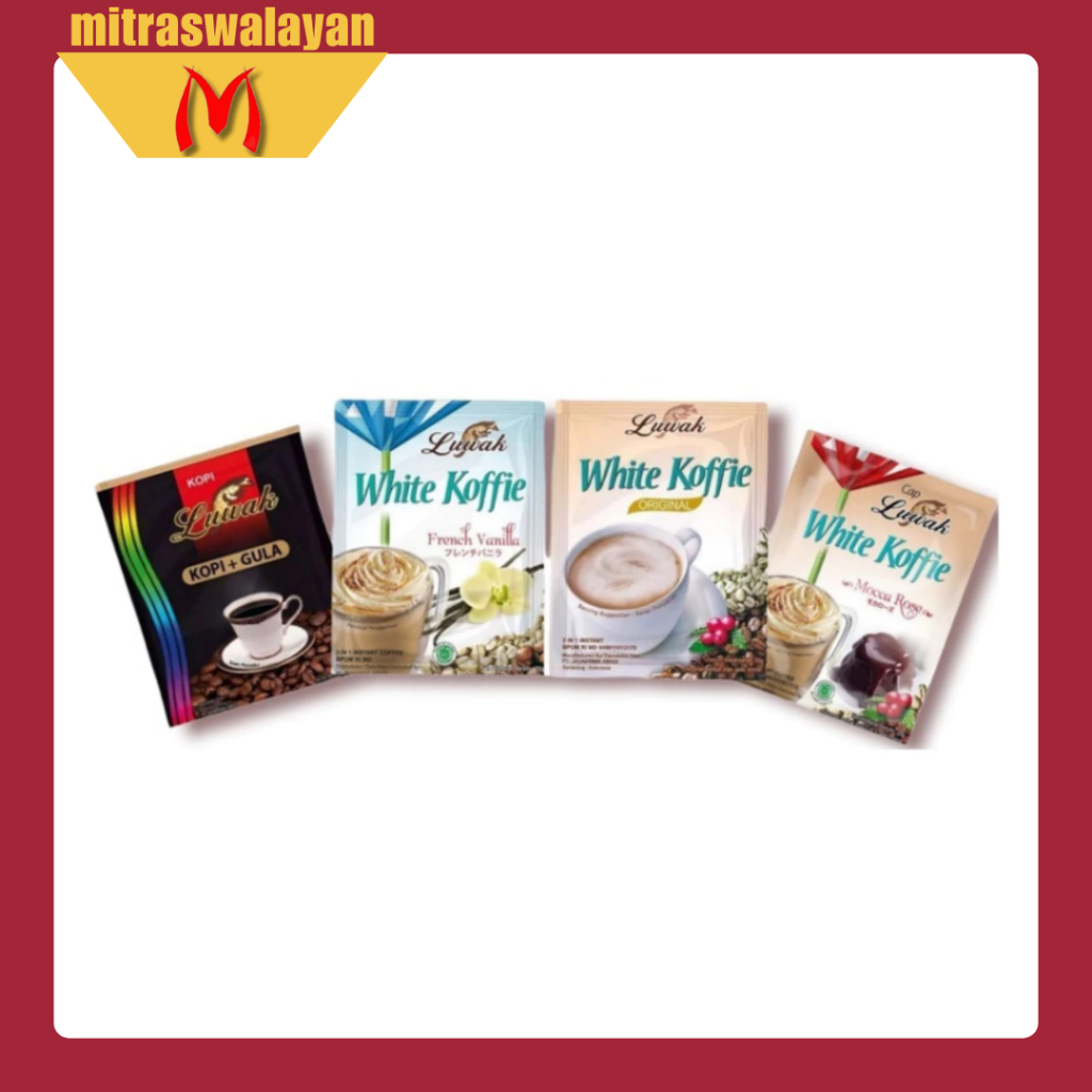 

Luwak White Koffie Kemasan Renceng All Varian