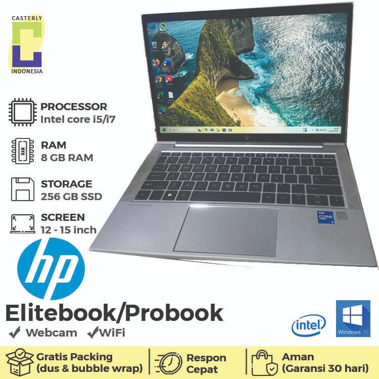 Laptop hp Elitebook 840 G7 i7/i5 gen 10 ddr4 16 gb ssd 512 gb FHD