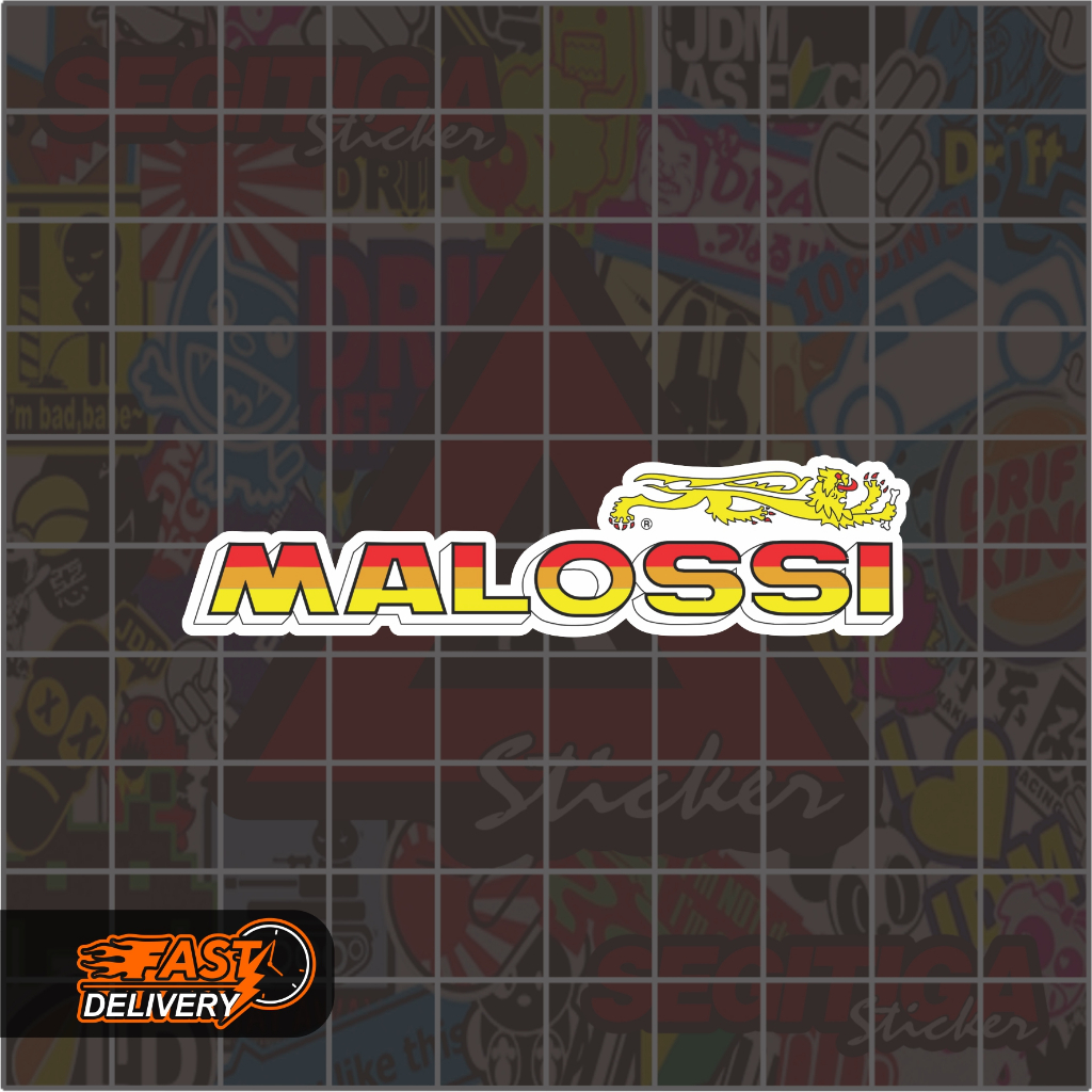 

Sticker Malossi Ukuran 10 x 2.5 Cm