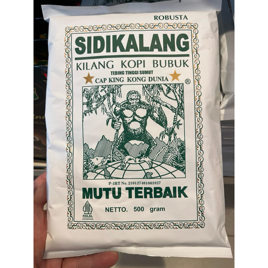 

Cap Kingkong Dunia Kopi Bubuk Sidikalang 500 gr