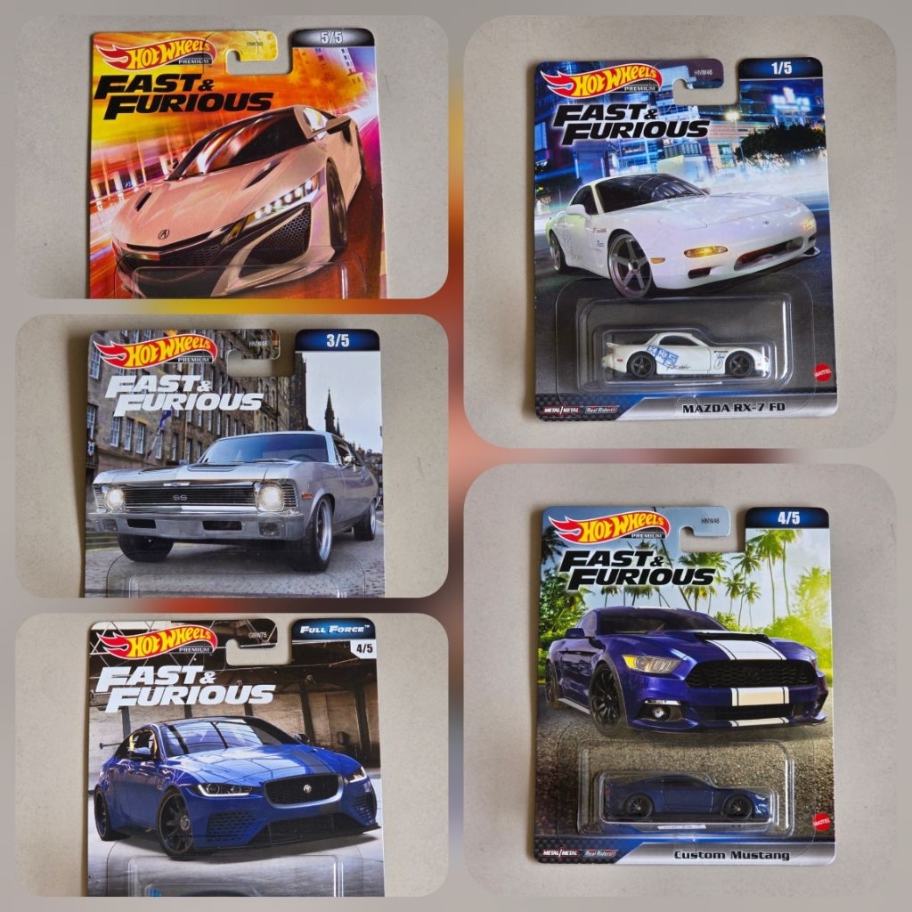 Hot Wheels Premium Fast & Furious Custom Mustang