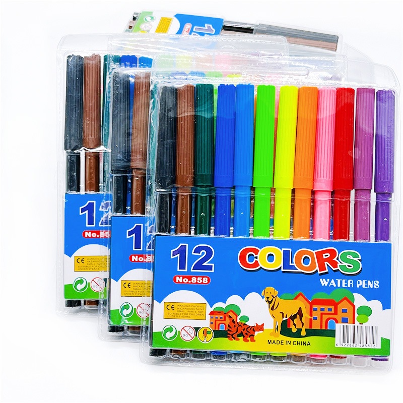 

[PAM] Color Brush Pen Pena Kuas Warna Joyko CLP-47 12 Warna Color