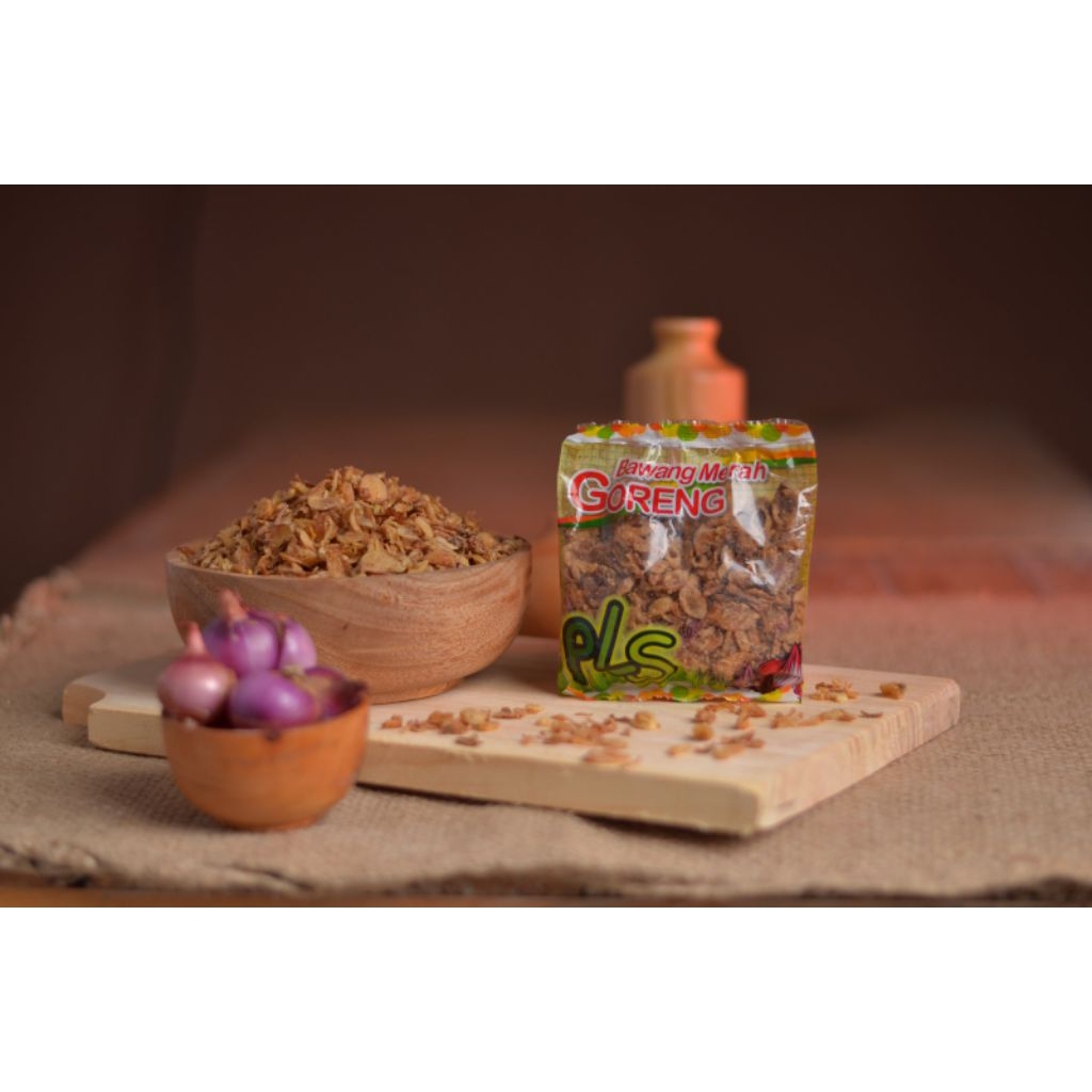 

bawang merah goreng merk pls 50 gram (isi 10 bungkus)