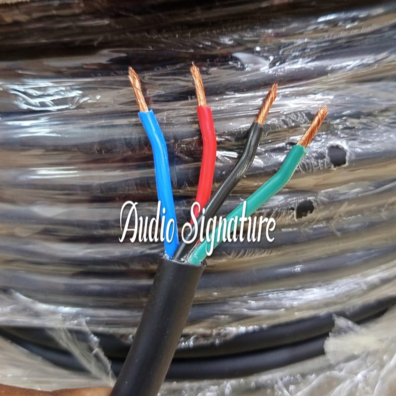 Kabel Speaker Isi 4 x 2.5mm TASKER C288 Black Original Harga 10-30 Meter