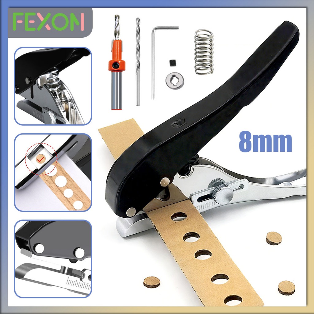 

[COD] FEXON Tang Pelubang Kelas Profesional | Pembolong Heavy Duty 8mm | Wajib Punya Tukang Kayu