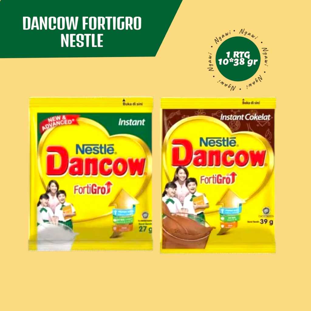 

Susu nestle DANCOW fortigro 1 Renteng isi 10 sachet