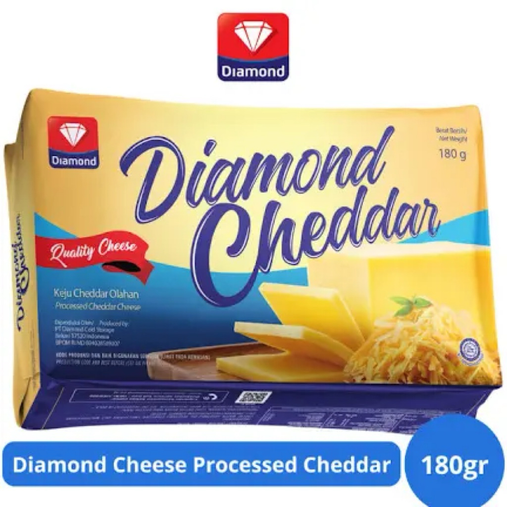 

Diamond keju cheddar 180 Gram