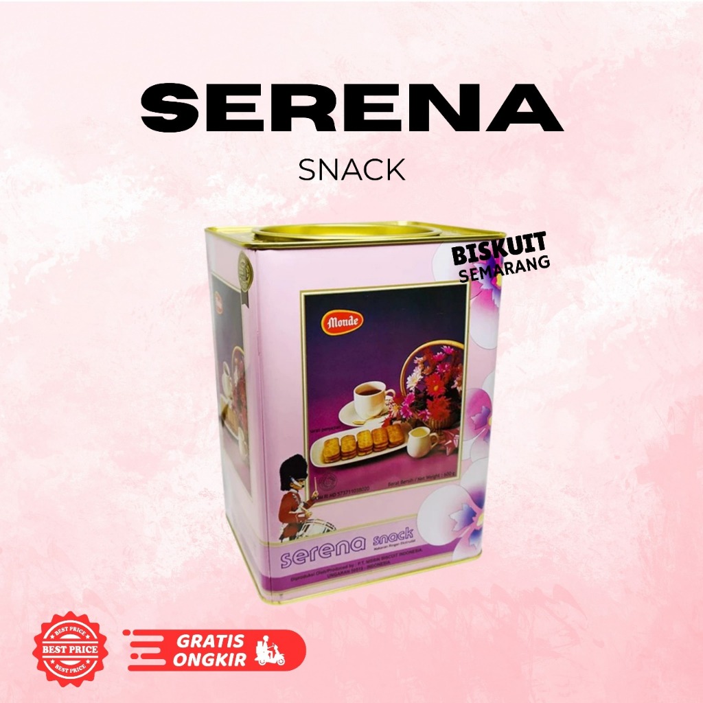 Monde Snack 600 gr Monde Serena Kaleng Snack Serena NIssin