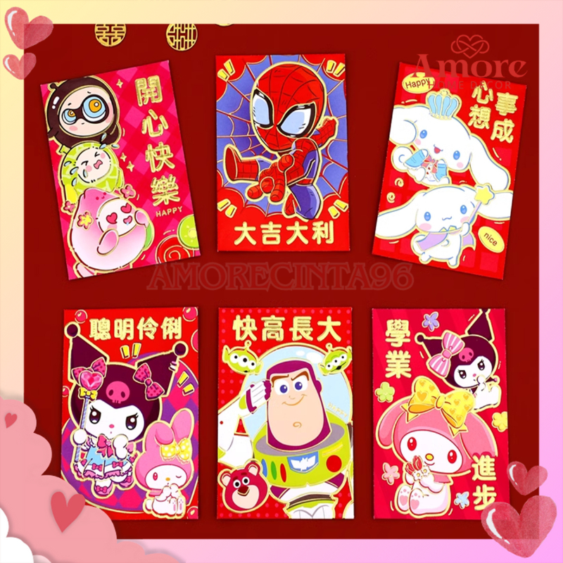 

Angpao Imlek Panjang 6 Pcs / Amplop Tahun Ular 2025 Desain Cantik & Unik / Cocok untuk Hadiah, Tradisi, & Perayaan Imlek / Angpau Elegan dengan Kualitas Terbaik