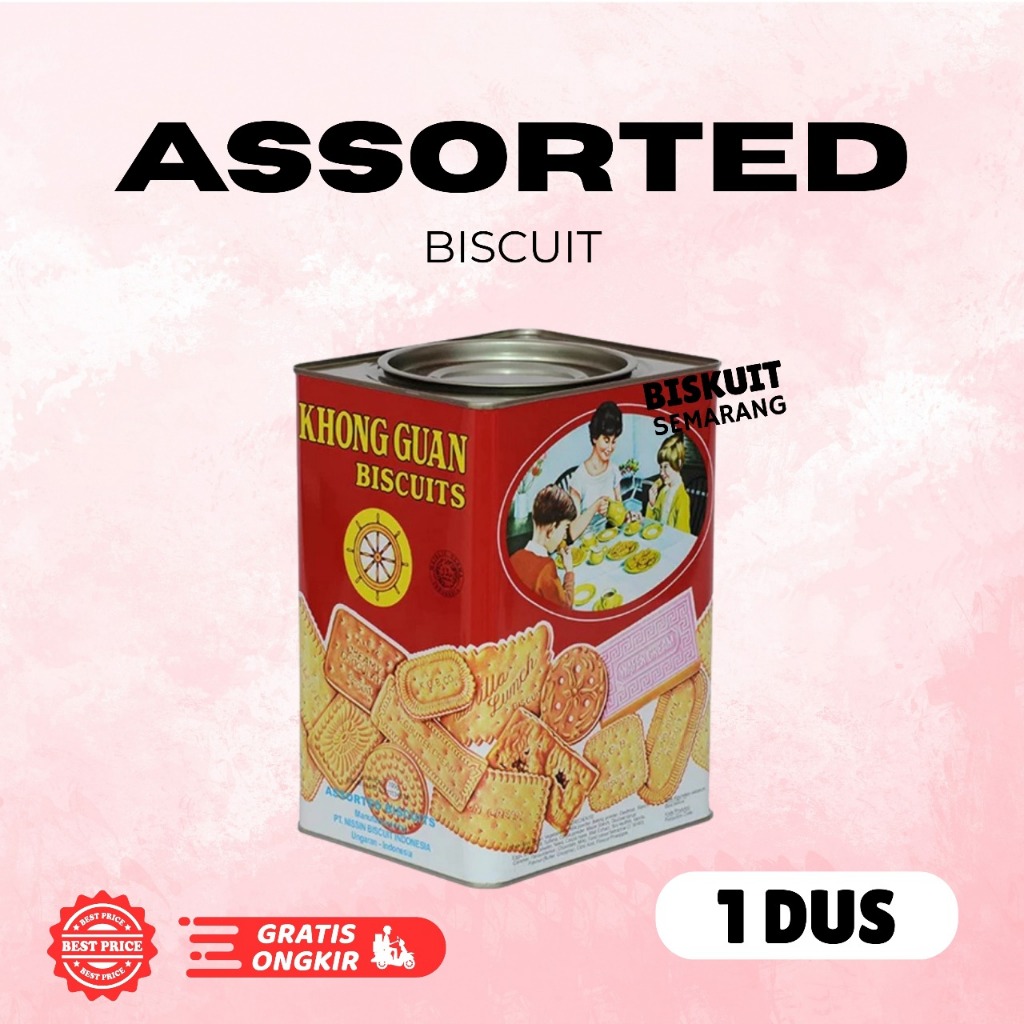 

Khong Guan Assorted Red 1600 gr Biskuit Khong Guan 1 KARTON Isi 6 Kaleng Kotak