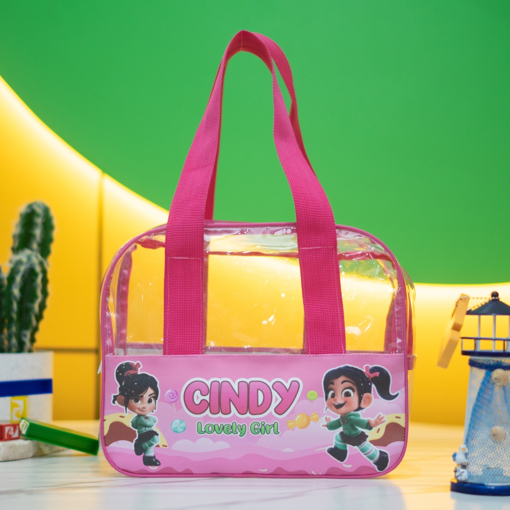 

Tas Smash Bag Anak , Goodie Bag Ulang Tahun Karakter & Custom Nama Design Unik