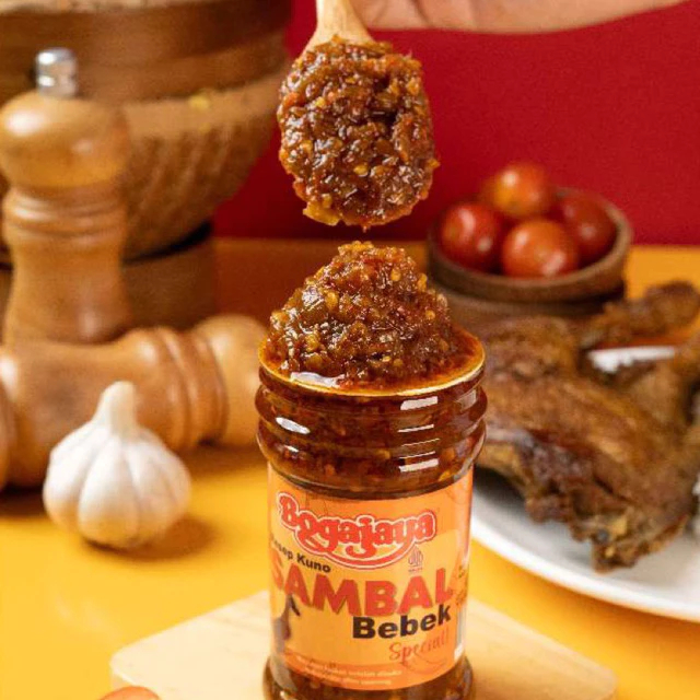 

Bogajaya Sambal Bebek Pedas Asli Khas Nusantara Dengan Rasa Autentik, Gurih, Lezat